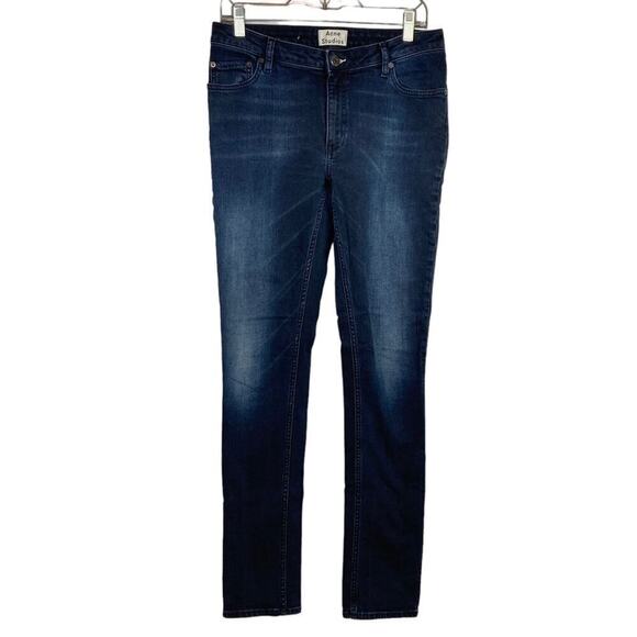 ACNE STUDIOS Flex Basement Jeans in Blue - Size 30 - Picture 1 of 12